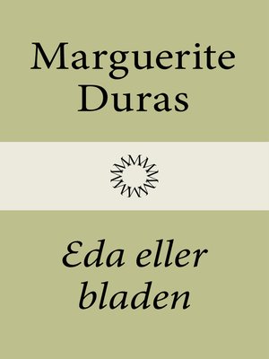 cover image of Eda eller bladen